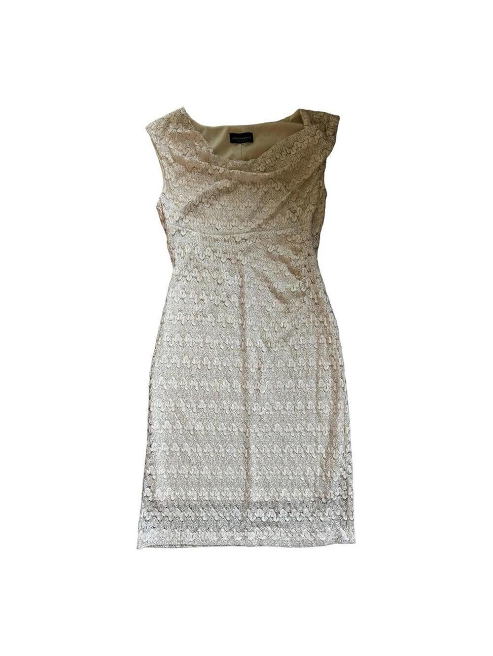 Connected Apparel | Women's Gold Dress  | Size 8-M | NWOT | 0924